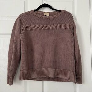 Elie Tahari Dusty Pink Crew Neck Sweater